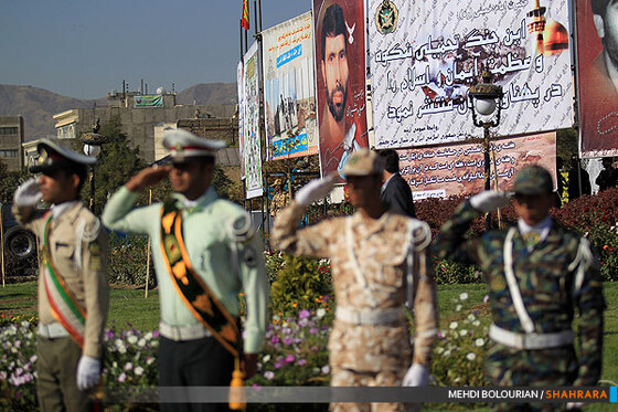 مراسم رژه نیروهای مسلح در هفته دفاع مقدس