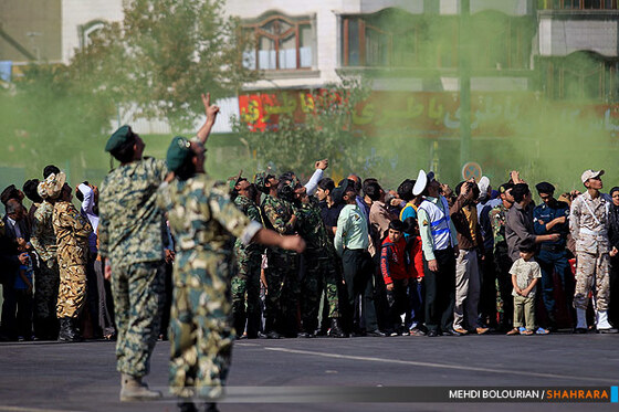 مراسم رژه نیروهای مسلح در هفته دفاع مقدس