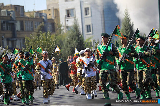 مراسم رژه نیروهای مسلح در هفته دفاع مقدس