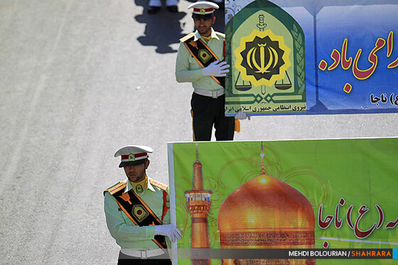 مراسم رژه نیروهای مسلح در هفته دفاع مقدس