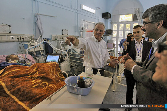بازدید رئیس سازمان بهداشت جهانی از بیمارستان امام رضا(ع)