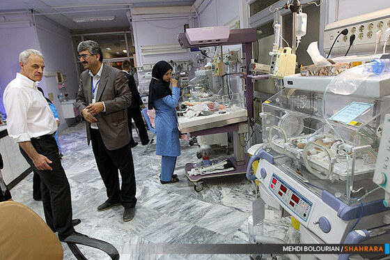 بازدید رئیس سازمان بهداشت جهانی از بیمارستان امام رضا(ع)