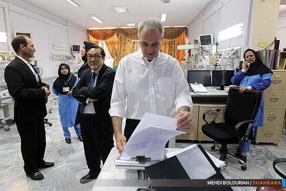 بازدید رئیس سازمان بهداشت جهانی از بیمارستان امام رضا(ع)
