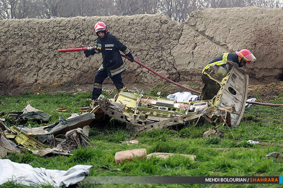 سقوط یک بالگرد در حاشیه شهر