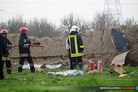 سقوط یک بالگرد در حاشیه شهر