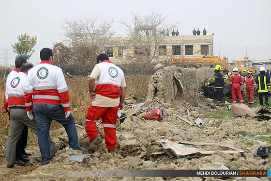 سقوط یک بالگرد در حاشیه شهر