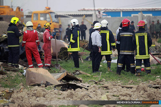 سقوط یک بالگرد در حاشیه شهر