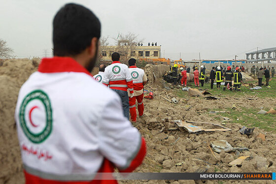 سقوط یک بالگرد در حاشیه شهر