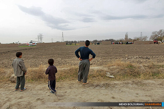 سقوط یک بالگرد در حاشیه شهر