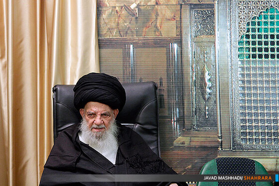 مراسم استقبال از محرم با حضور  آیت‌الله‌ زنجانی‎