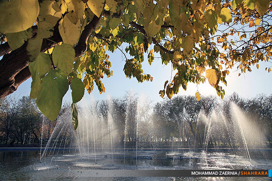 پاییز در پارک ملت