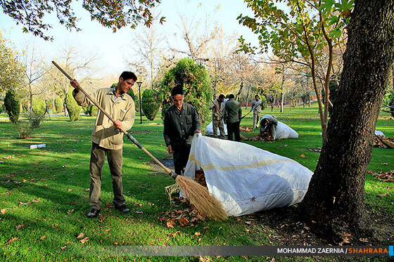 پاییز در پارک ملت