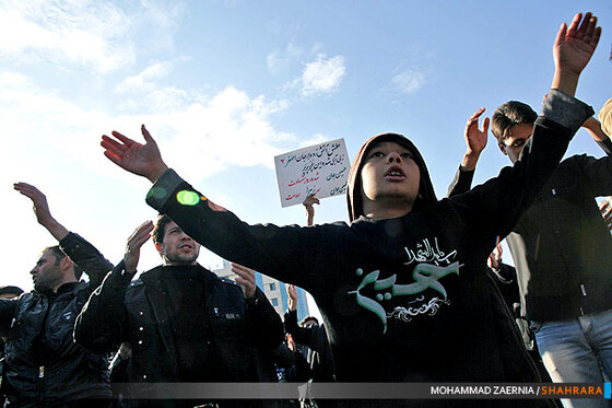 عزاداری عاشورای اباعبدالله در مشهد 