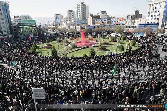 عزاداری عاشورای اباعبدالله در مشهد 