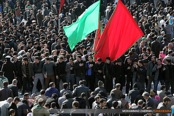 عزاداری عاشورای اباعبدالله در مشهد 