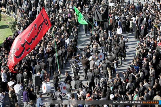 عزاداری عاشورای اباعبدالله در مشهد 