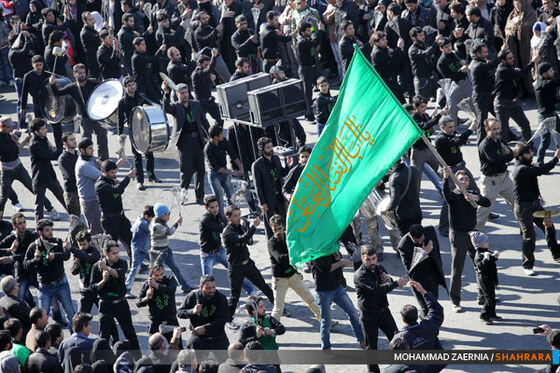 عزاداری عاشورای اباعبدالله در مشهد 