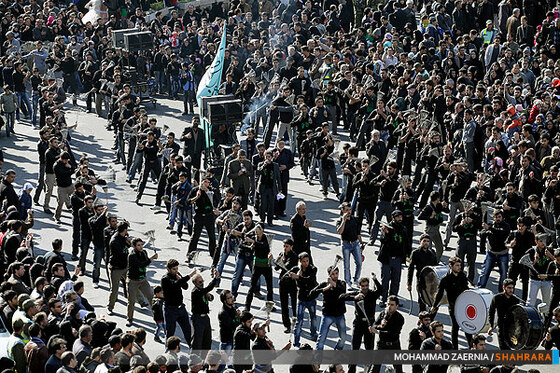 عزاداری عاشورای اباعبدالله در مشهد 