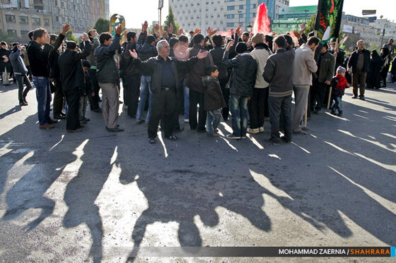 عزاداری عاشورای اباعبدالله در مشهد 