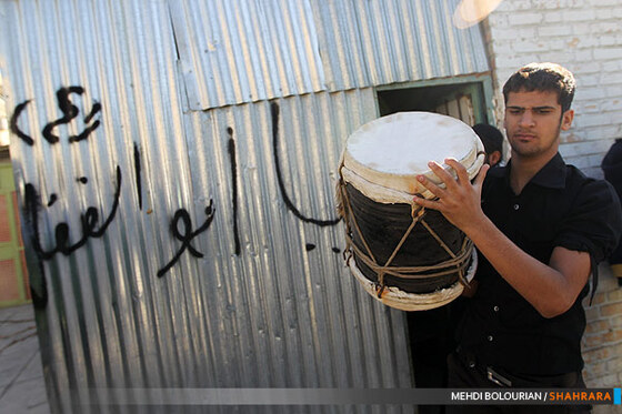عزاداری اباعبدالله در شهرک شهید بهشتی 