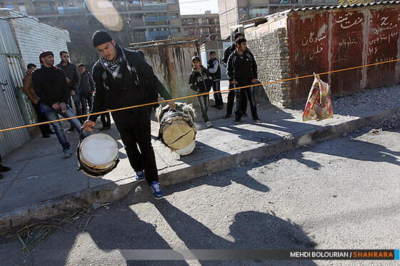عزاداری اباعبدالله در شهرک شهید بهشتی 