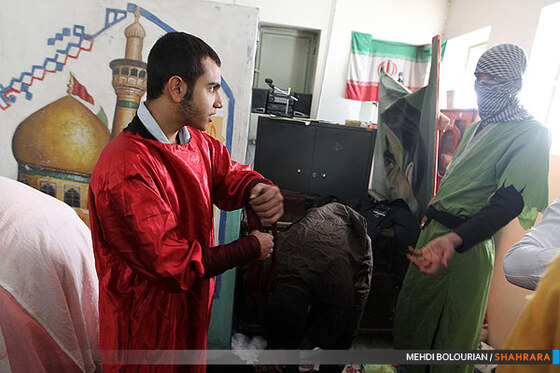 عزاداری اباعبدالله در شهرک شهید بهشتی 