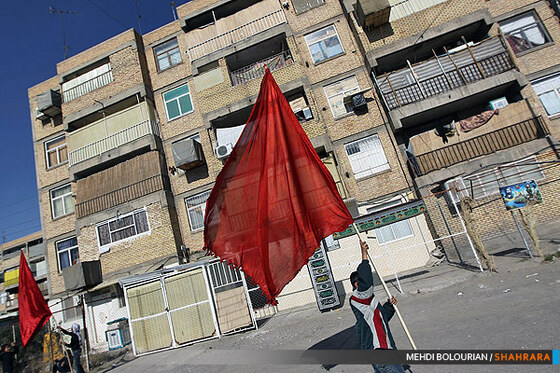 عزاداری اباعبدالله در شهرک شهید بهشتی 