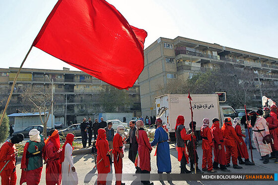 عزاداری اباعبدالله در شهرک شهید بهشتی 