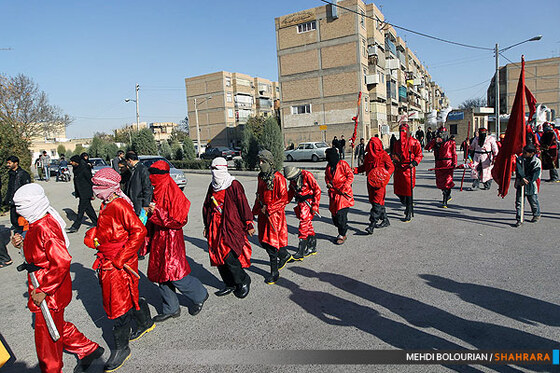 عزاداری اباعبدالله در شهرک شهید بهشتی 