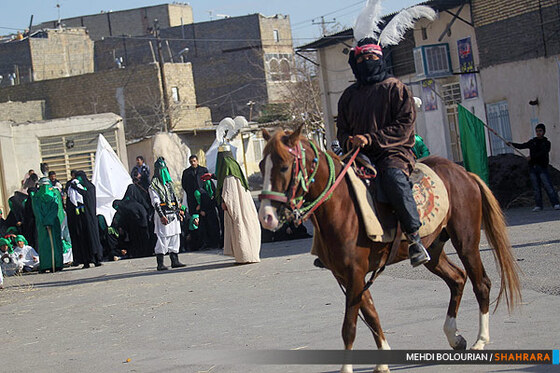 عزاداری اباعبدالله در شهرک شهید بهشتی 