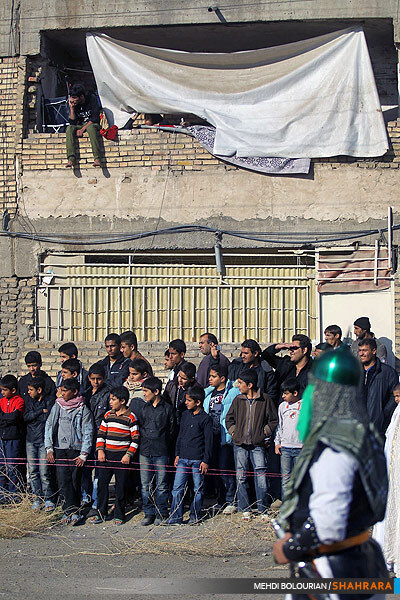 عزاداری اباعبدالله در شهرک شهید بهشتی 