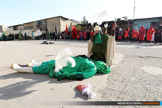 عزاداری اباعبدالله در شهرک شهید بهشتی 