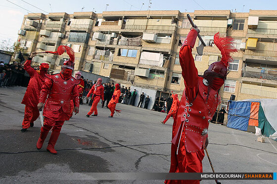عزاداری اباعبدالله در شهرک شهید بهشتی 