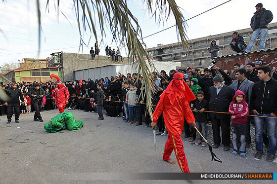 عزاداری اباعبدالله در شهرک شهید بهشتی 