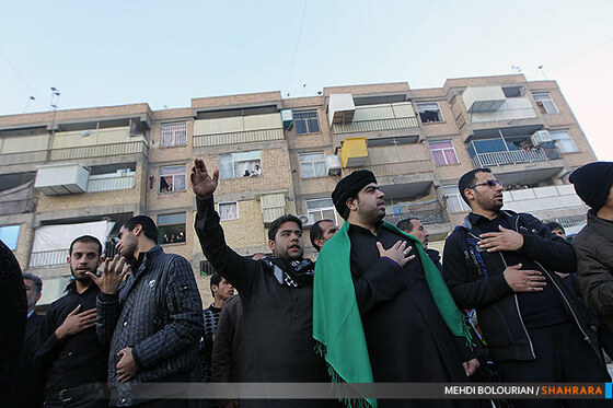 عزاداری اباعبدالله در شهرک شهید بهشتی 