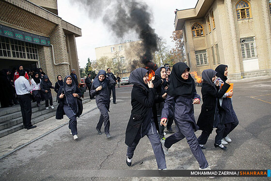 مانور سراسری زلزله وایمنی در مدارس