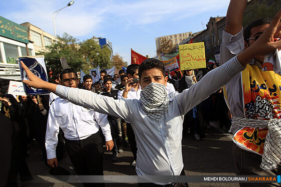 راهپیمایی 13 آبان درمشهد