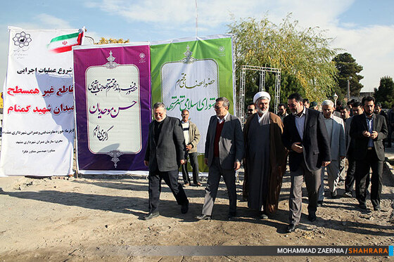 کلنگ زنی پروژه های شهری