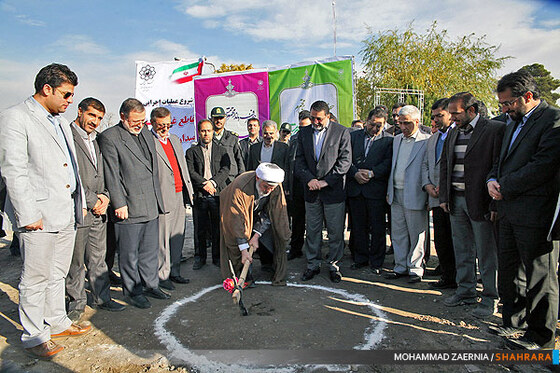 کلنگ زنی پروژه های شهری