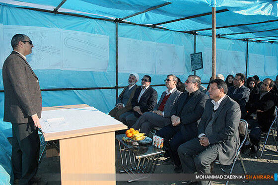 کلنگ زنی پروژه های شهری