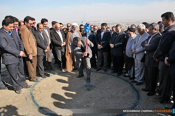 کلنگ زنی پروژه های شهری