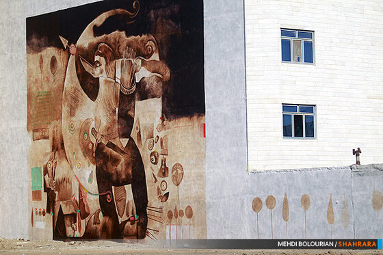 مشهد 91 - جشنواره دیوارنگاری