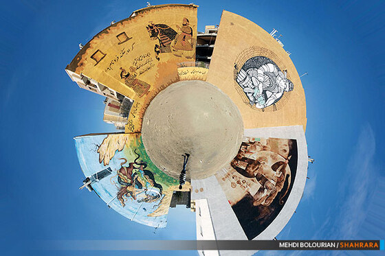 مشهد 91 - جشنواره دیوارنگاری