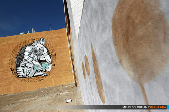 مشهد 91 - جشنواره دیوارنگاری