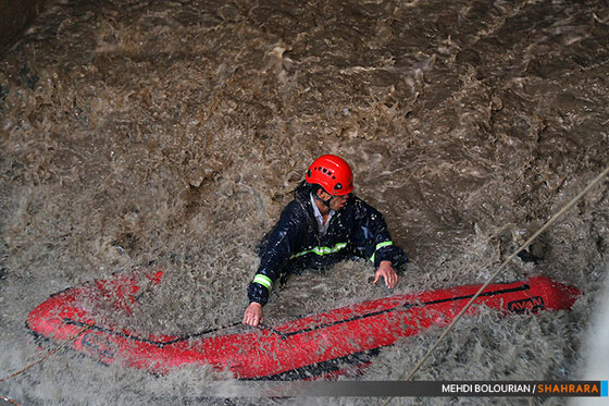 عملیات نجات به دام افتادگان آبگرفتگی امروز