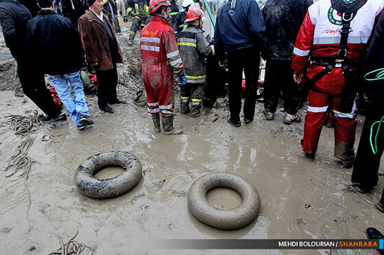 عملیات نجات به دام افتادگان آبگرفتگی امروز