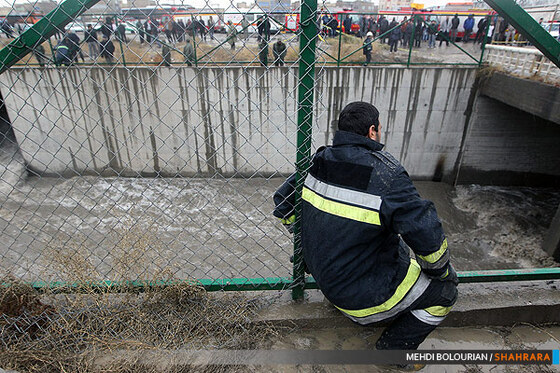 عملیات نجات به دام افتادگان آبگرفتگی امروز