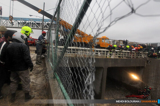 عملیات نجات به دام افتادگان آبگرفتگی امروز