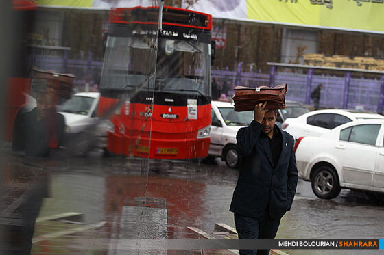 بارش باران در مشهد
