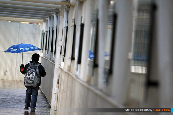 بارش باران در مشهد